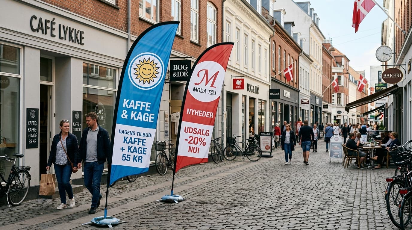 Visuelle trends med beachflag og square beachflag